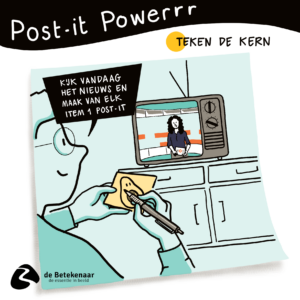 Post-it Power teken de kern